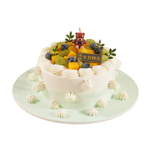 青提香芒【动物奶油生日蛋糕W】 商品图0