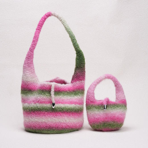 订购7周到｜PARTY-粉色 壶铃子母ruarua包组合（含三件）［印尼设计师］ 商品图1