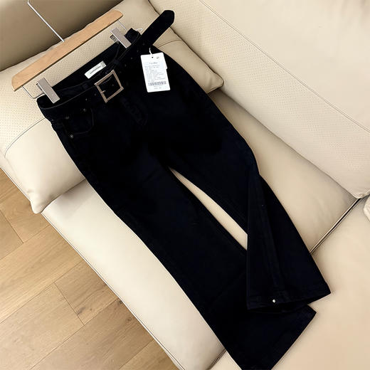 【预售7天】良木礼微喇牛仔裤（腰带）（D25103704） 商品图1