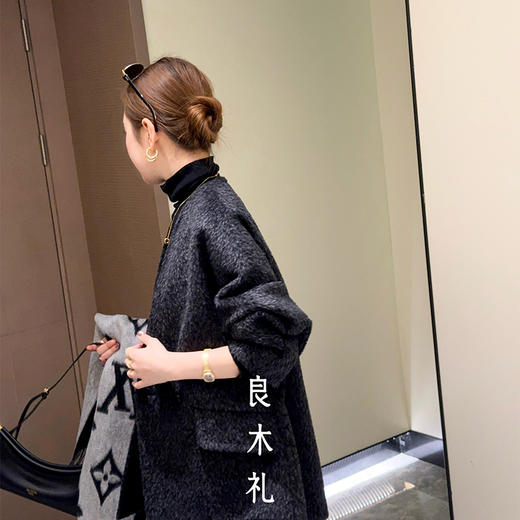 【特价不退不换】【预售7天】良木礼绵羊毛大衣（D2582127F） 商品图1