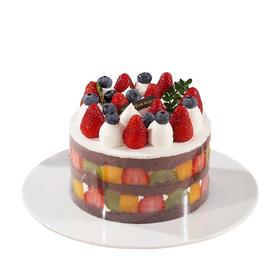 醇巧双莓【动物奶油生日蛋糕W】