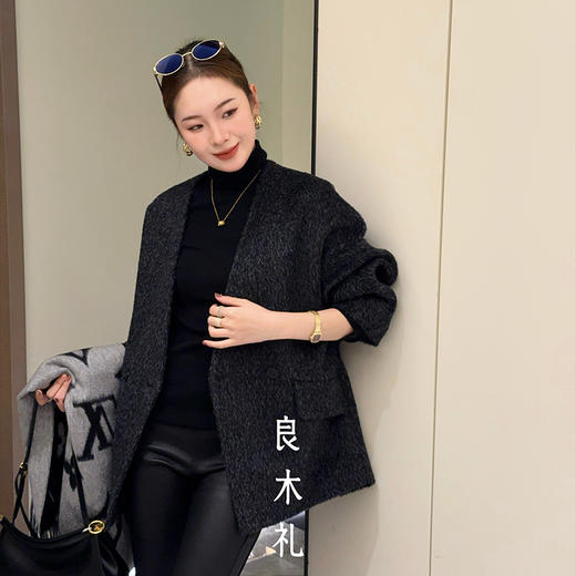 【特价不退不换】【预售7天】良木礼绵羊毛大衣（D2582127F） 商品图3