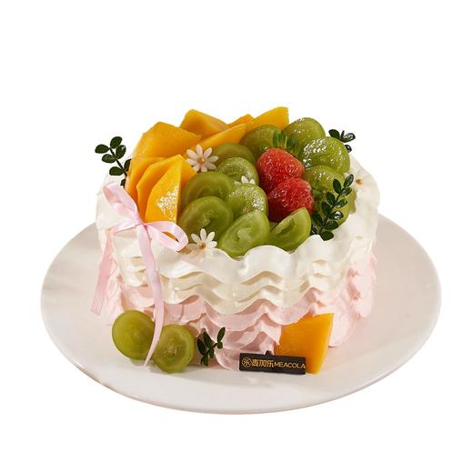 彩虹荡漾【动物奶油生日蛋糕W】 商品图0