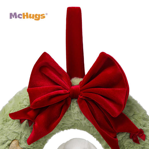 MChugs 圣诞来瑞特兔松枝花环 30CM 饰毛绒娃娃摆件生日礼物公仔 商品图5