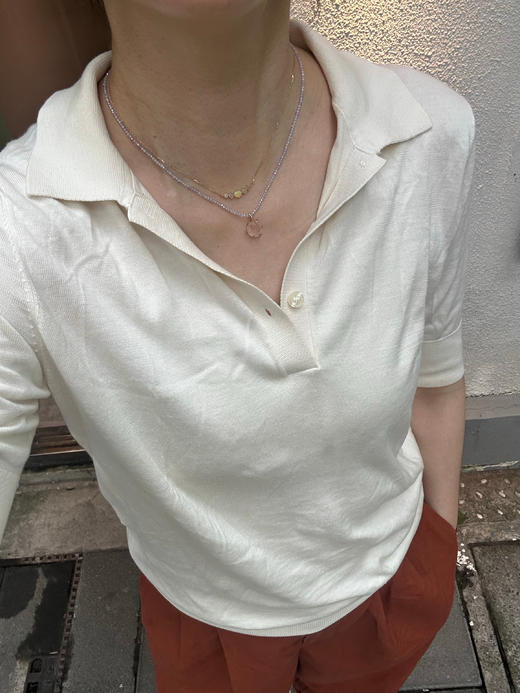 SpoiledBrat Jewelry彩色宝石吊坠系列 |  粉晶 /紫水晶/绿松石项链 商品图7