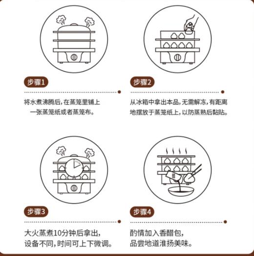 spp 锋味派黑松露集鲜小笼汤包160g*4袋装 商品图1