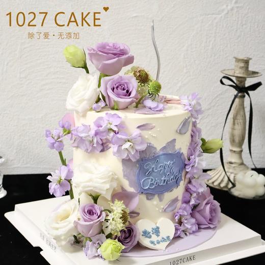 1027CAKE  | 紫色系鲜花蛋糕（需提前2-3天预订） 商品图2