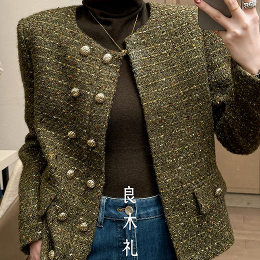 【部分现货】良木礼小香羊毛外套（D25102715） 商品图2