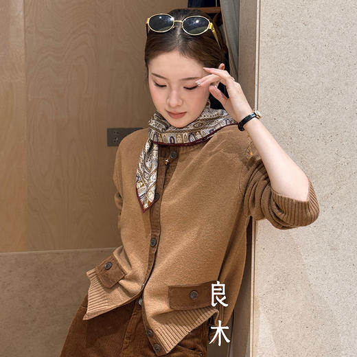 【预售7天】良木礼绵羊毛开衫（D25102316F） 商品图3