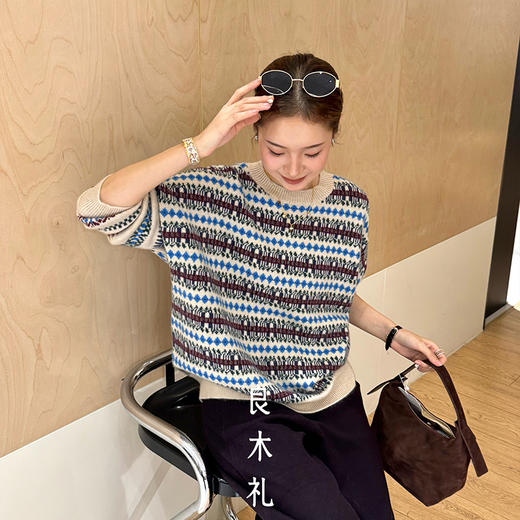 【部分现货】良木礼山羊绒上衣（D2510312F) 商品图0