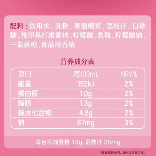 伊利优酸乳荔枝 味牛奶饮料250ml*24/箱 商品图1