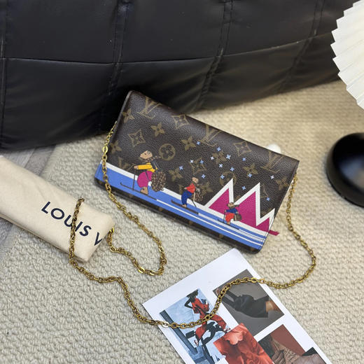 LV 圣诞 滑雪系列 老花 woc 链条包 商品图1