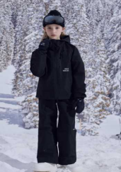 ISEEMIGGA雪服童装-满钻黑武士(套装)