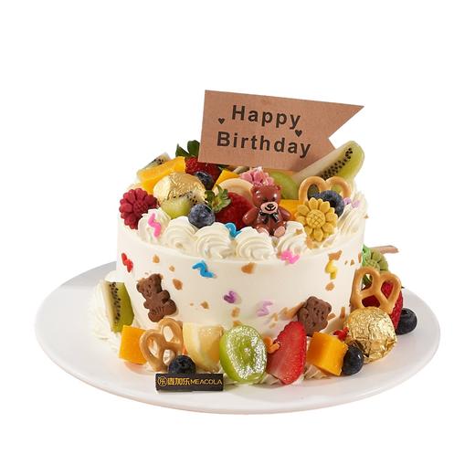 欢聚盛宴【动物奶油生日蛋糕W】 商品图0