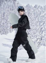 ISEEMIGGA雪服黑金小香风