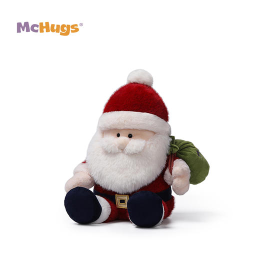 MChugs 雪夜圣诞老人 圣诞节雪夜圣诞老人玩偶毛绒娃娃玩具摆件生日礼物公仔 商品图1