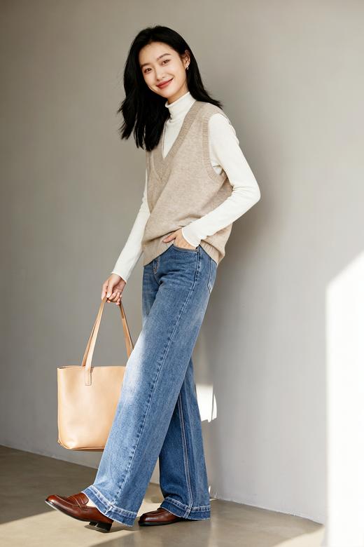 L1臣禾	知己羊绒马甲 针织背心JZ244090175 现货 商品图2