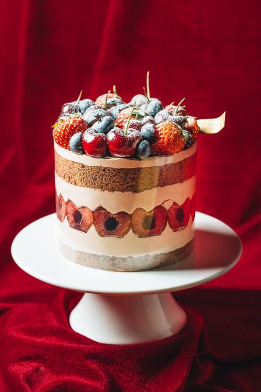 巧克力草莓车厘子蛋糕 商品图2