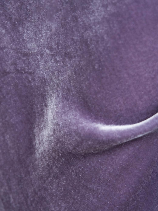 盛唐牡丹 | 雪青紫真丝丝绒女半裙 商品图2