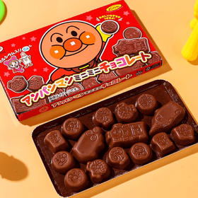 不二家面包超人迷你代可可脂巧克力40g/045575 一口一个的牛奶巧克力