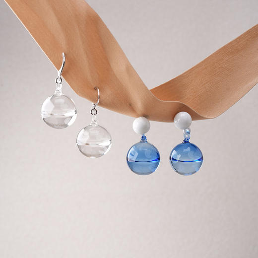 北京仓｜Lajewel-Marine Drop-耳环（克莱因蓝）［泰国设计师］ 商品图1