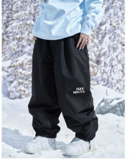 ISEEMIGGA雪服暗影黑阔腿裤