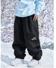 ISEEMIGGA雪服暗影黑阔腿裤 商品图0