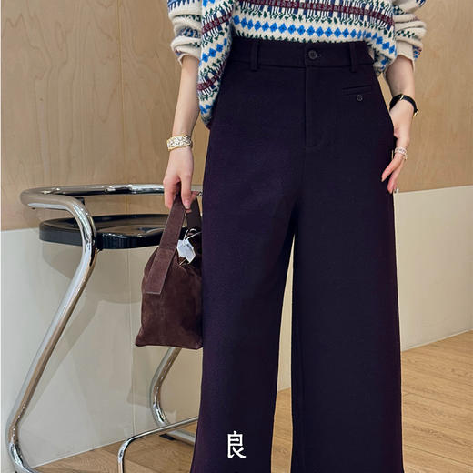 【预售7天】良木礼休闲九分裤（D25103892) 商品图0