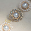 SpoiledBrat Jewelry花环系列 | 灰珍珠斜长石/月光石/尖晶石耳钉 商品缩略图0