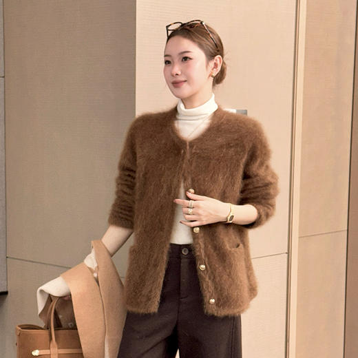 【特价不退换】【预售7天】良木礼山羊绒开衫（3920） 商品图1