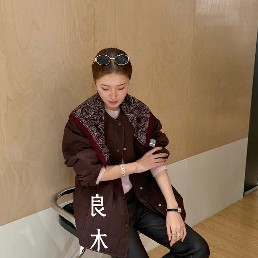 【预售7天】良木礼圆领抽绳外套（D25103433） 商品图5