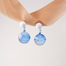 北京仓｜Lajewel-Marine Drop-耳环（克莱因蓝）［泰国设计师］