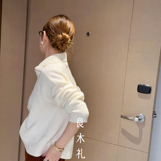【预售7天】良木礼山羊绒上衣（D25102823F） 商品图5