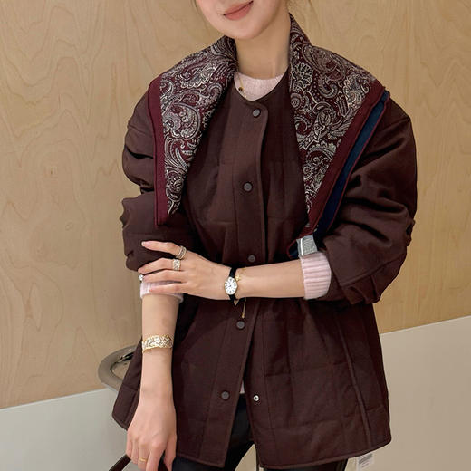 【预售7天】良木礼圆领抽绳外套（D25103433） 商品图3