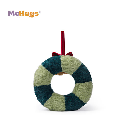 MChugs 圣诞花环 25CM 圣诞节玩偶毛绒娃娃礼物公仔 商品图4