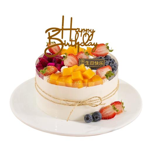 果萃云朵【动物奶油生日蛋糕W】 商品图0