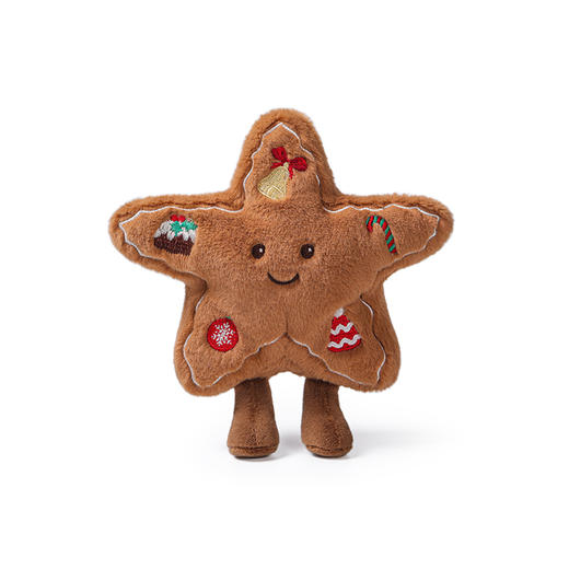 MChugs 圣诞星星姜饼 15CM 玩偶毛绒娃娃玩具生日礼物公仔 商品图0