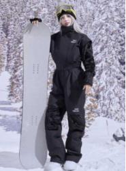 ISEEMIGGA雪服丝绒绗缝-曜石黑 商品图0