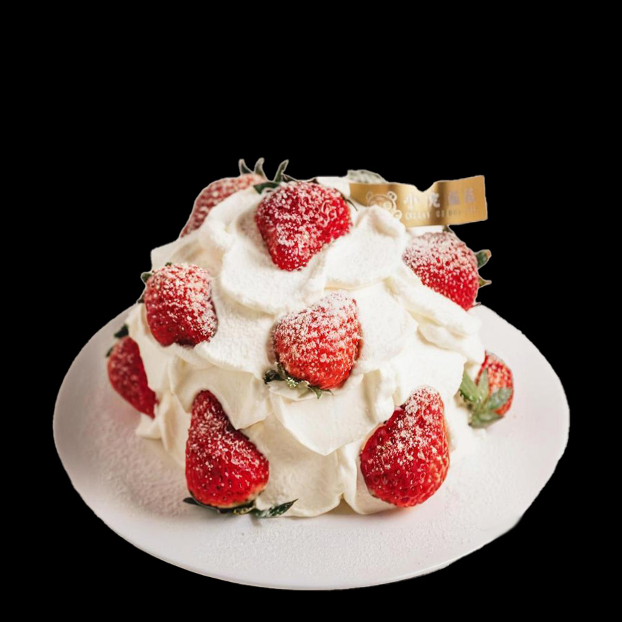 酸奶草莓雪山蛋糕