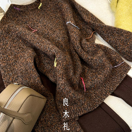 【预售7天】良木礼丝羊绒上衣（D25102831F） 商品图3