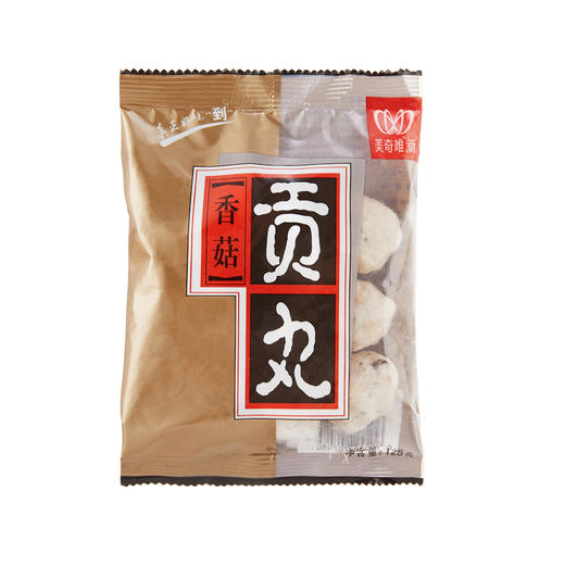 【冻品】美奇唯新 125g香菇贡丸 商品图0