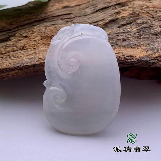 派瑞翡翠 翡翠挂件 糯冰 无色 商品图1