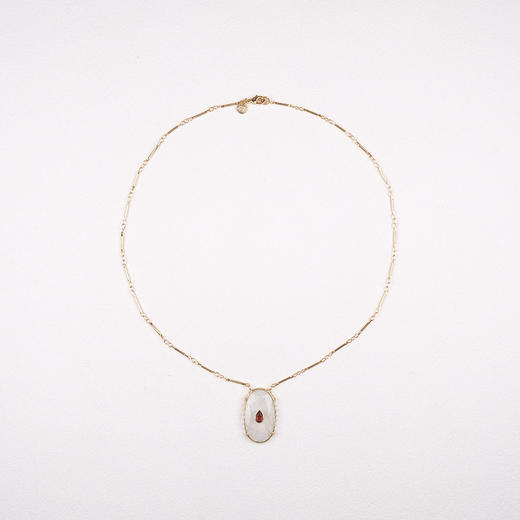 北京仓｜ROOM SERVICE-CHEEMA-月光石 吊坠 项链［法国设计师］ 商品图3