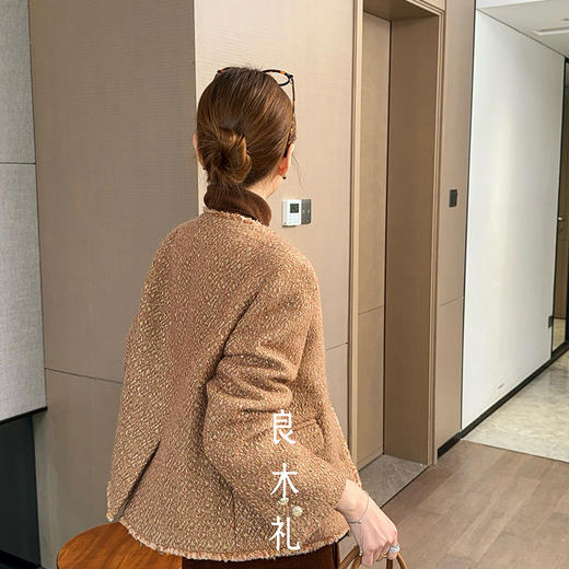 【特价不退换】【预售7天】良木礼羊毛小香外套（D25102283） 商品图1