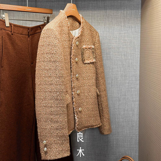 【特价不退换】【预售7天】良木礼羊毛小香外套（D25102283） 商品图2