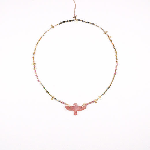 北京仓｜ROOM SERVICE-PHOENIX BABY PEARL-凤凰 石英石 吊坠 项链［法国设计师］ 商品图1