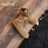 预售|Safiya/索菲娅2025游牧风流苏侧拉链系带休闲百搭舒适平底短靴SFD4116402 商品缩略图0