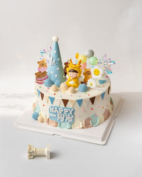 龙宝宝周岁蛋糕（百分百进口纯动物奶油）