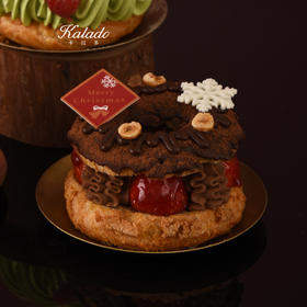 巧克力车轮泡芙（圣诞款）