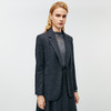 EITIE爱特爱气质通勤修身显瘦深灰色干练毛呢西装外套冬季新款8003704 商品缩略图3